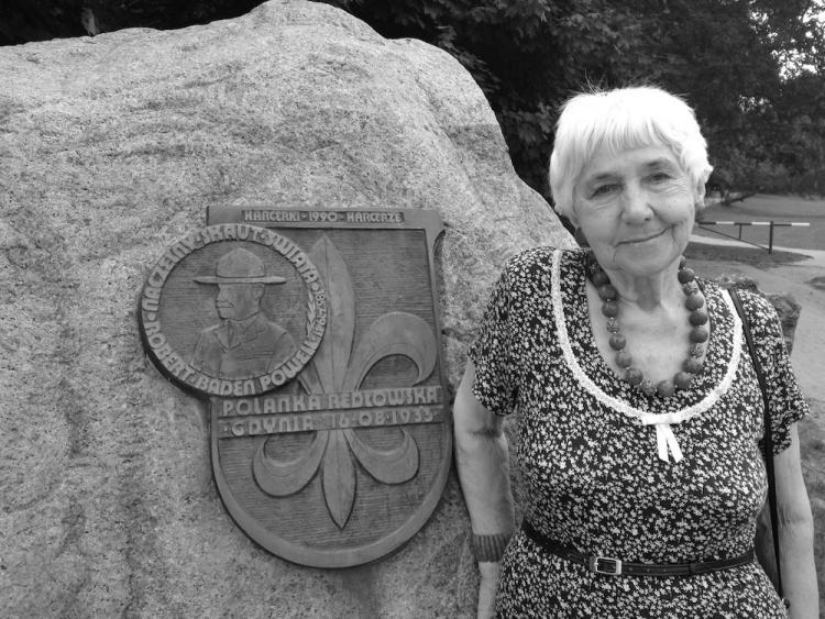 Hm. Hanna Tanaś na Polance Redłowskiej. Źródło: ZHP