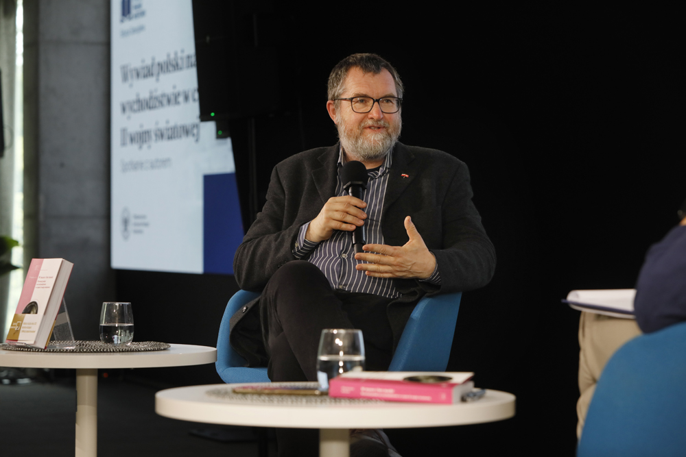 Spotkania z cyklu „Książki Pełne Historii” – edycja specjalna Sygnety Wydawnictwa IPN. Na zdj. dr hab. Władysław Bułhak – Warszawa, 18 maja 2026. Fot. Piotr Życieński (IPN)