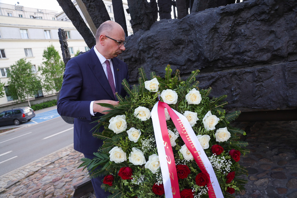 90. rocznica pierwszej masowej deportacji Polaków do Kazachstanu, Warszawa – 20 maja 2026 r., fot. Dariusz Skrzyniarz (IPN)