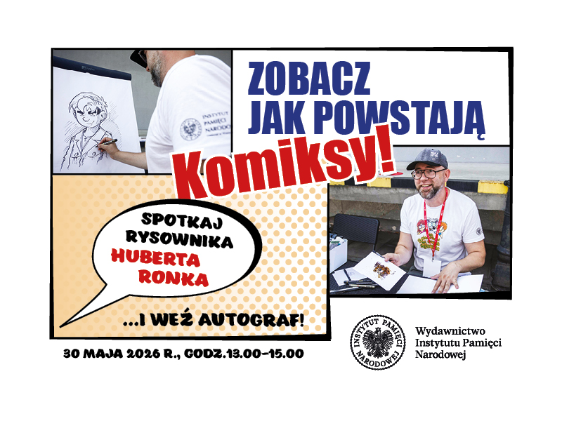 Spotkaj Rysownika Huberta Ronka i weź autograf!