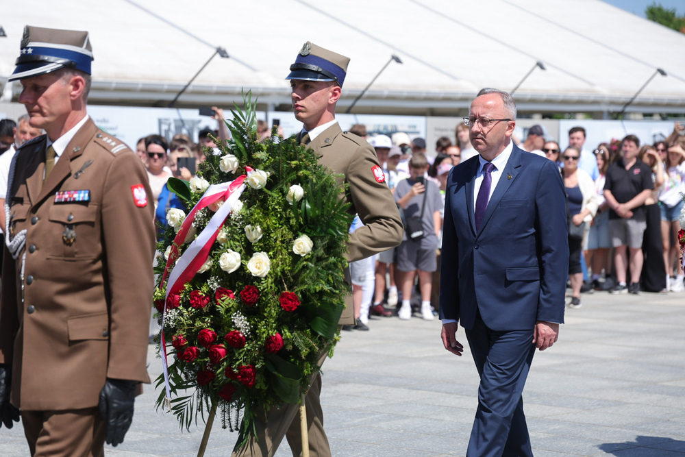 W Warszawie upamiętniliśmy Jadwigę Zarugiewiczową. Na zdj. zastępca prezesa IPN dr hab. Karol Polejowski – 26 maja 2026. Fot. Dariusz Skrzyniarz (IPN)
