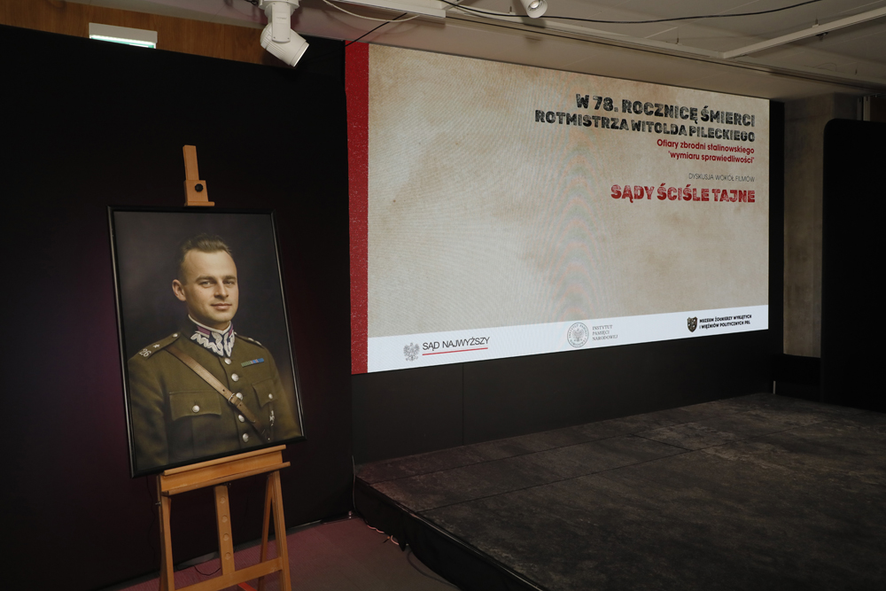 Pokaz filmów dokumentalnych „Sądy Ściśle Tajne” – Warszawa, 25 maja 2026. Fot. Piotr Życieński (IPN)