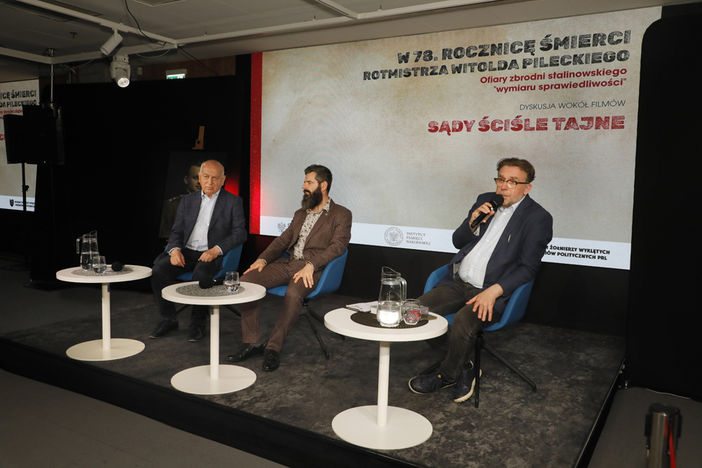 Pokaz filmów dokumentalnych „Sądy Ściśle Tajne” – Warszawa, 25 maja 2026. Fot. Piotr Życieński (IPN)