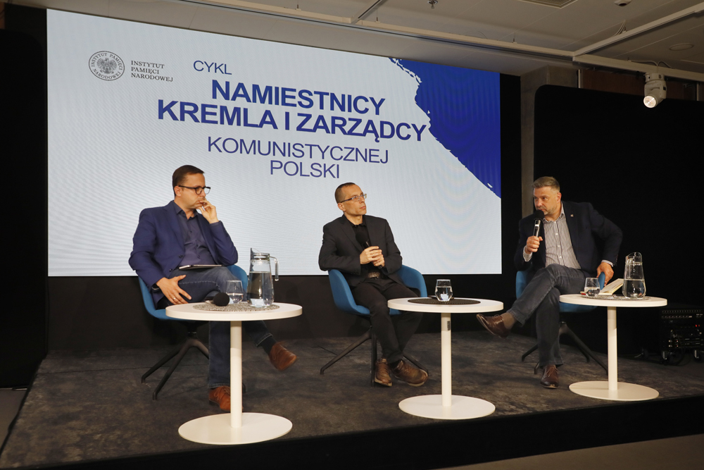 Spotkanie z cyklu „Namiestnicy Kremla i zarządcy komunistycznej Polski” w Centralnym Przystanku Historia – Warszawa, 26 maja 2026. Fot. Piotr Życieński (IPN)