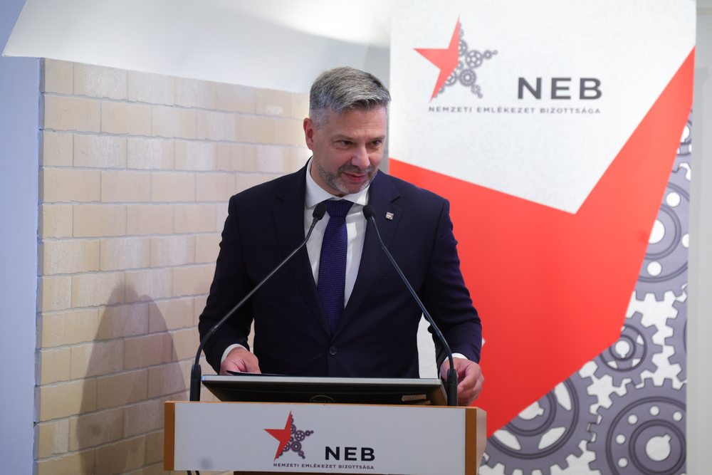 Konferencja „Dwie drogi rewolucji. Rok 1956 w Polsce i na Węgrzech”. Na zdj. dyrektor krakowskiego oddziału IPN dr hab. Filip Musiał – Budapeszt, 28-29 maja 2026. Fot. Dariusz Skrzyniarz (IPN)