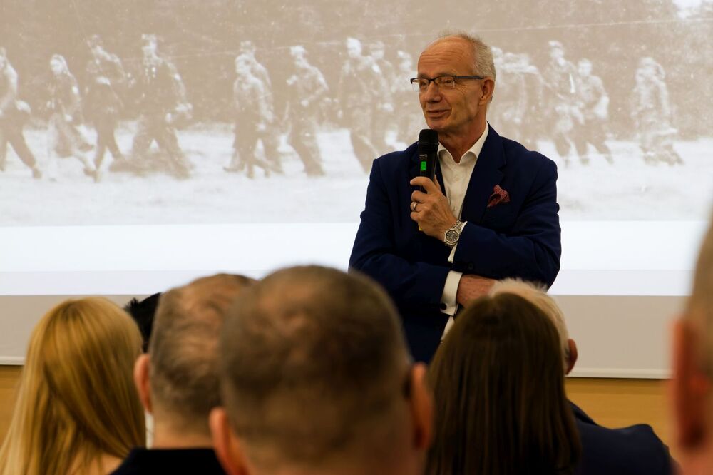 Polska szuka bohaterów – spotkanie z dr. hab. Krzysztofem Szwagrzykiem, zastępcą prezesa IPN –  Bydgoszcz, 28 maja 2026. Fot. Dariusz Ganczar (IPN)