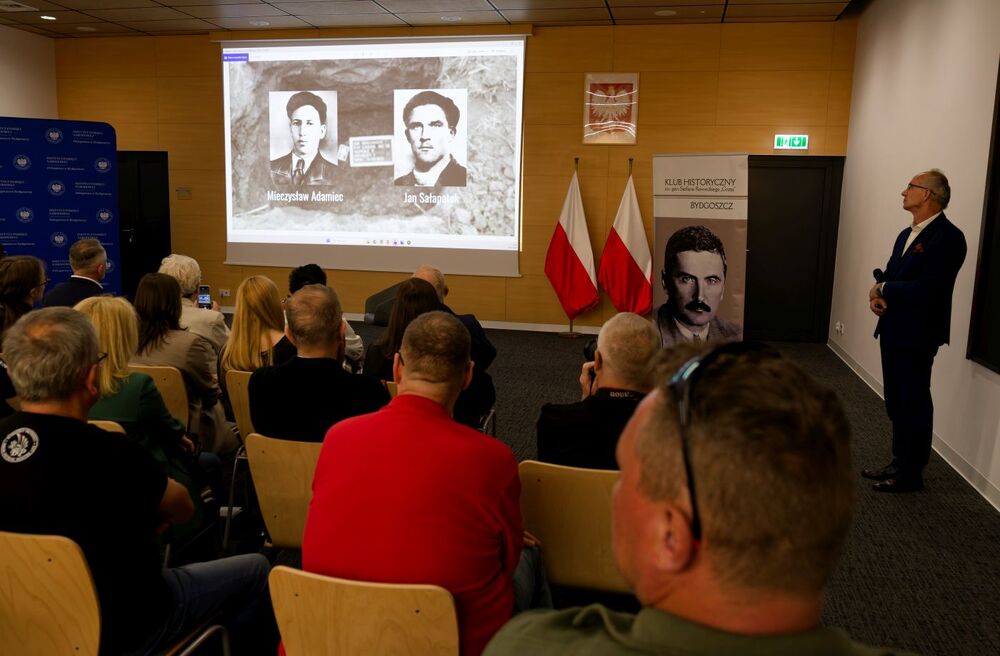 Polska szuka bohaterów – spotkanie z dr. hab. Krzysztofem Szwagrzykiem, zastępcą prezesa IPN –  Bydgoszcz, 28 maja 2026. Fot. Dariusz Ganczar (IPN)