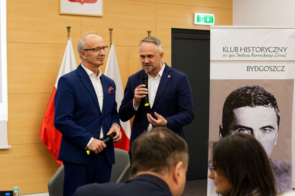 Polska szuka bohaterów – spotkanie z dr. hab. Krzysztofem Szwagrzykiem, zastępcą prezesa IPN –  Bydgoszcz, 28 maja 2026. Fot. Dariusz Ganczar (IPN)