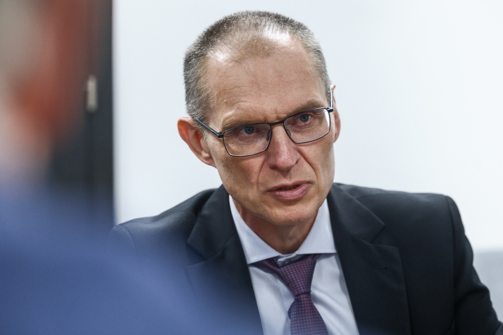 Wizyta Andrzeja Poczobuta w Instytucie Pamięci Narodowej. Fot. Sławek Kasper (IPN)