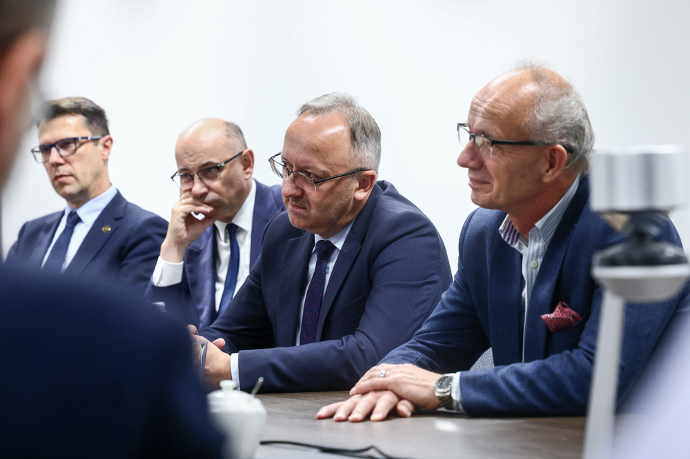 Wizyta Andrzeja Poczobuta w Instytucie Pamięci Narodowej. Fot. Sławek Kasper (IPN)