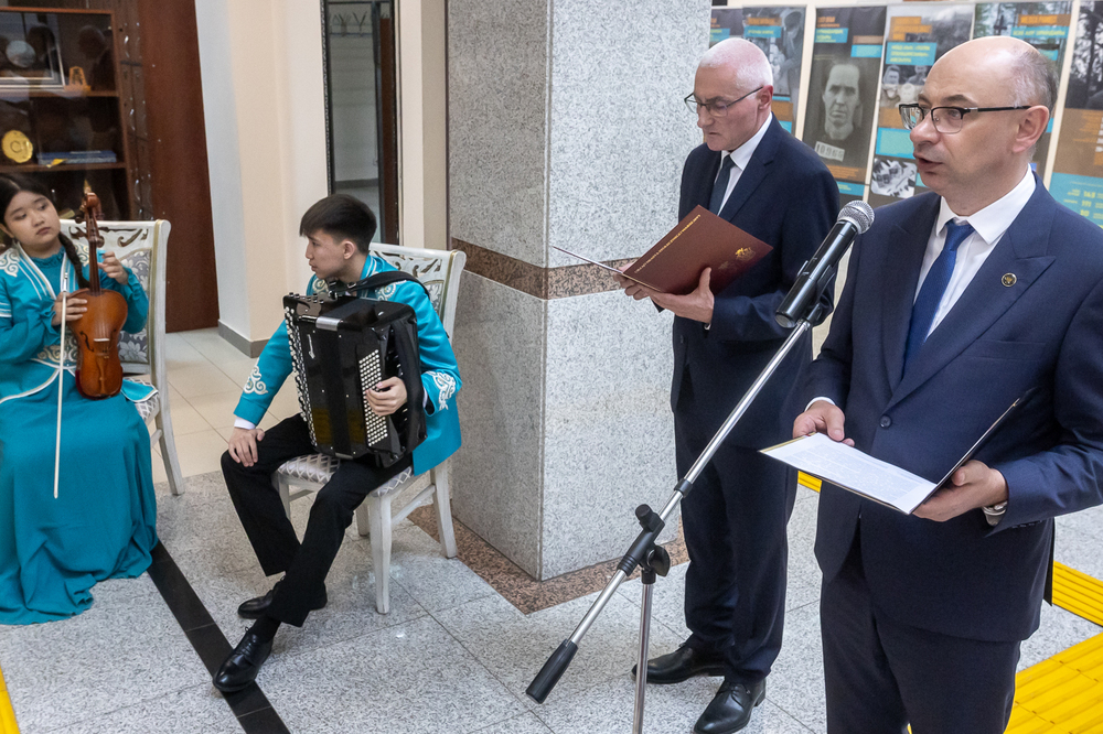 Uroczyste otwarcie wystawy IPN „Operacja polska NKWD w latach 1937–1938”, Astana, 31.05.2026. Fot. Sławek Kasper (IPN)