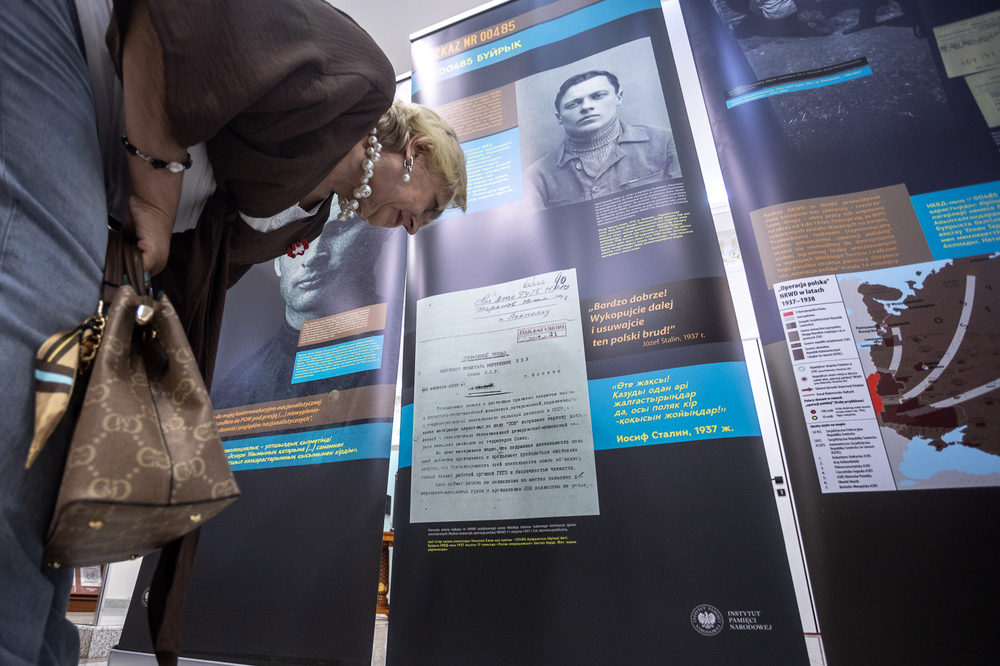 Uroczyste otwarcie wystawy IPN „Operacja polska NKWD w latach 1937–1938”, Astana, 31.05.2026. Fot. Sławek Kasper (IPN)