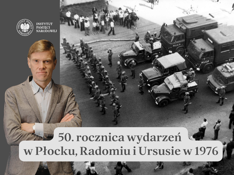 Debata „50. rocznica wydarzeń w Płocku, Radomiu i Ursusie 1976 r.”