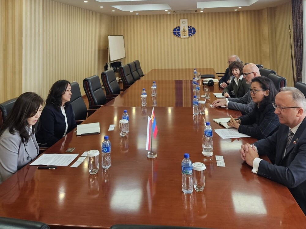 IPN podpisał porozumienie o współpracy z Komisją ds. Rehabilitacji Mongolii – Ułan Bator, 2 czerwca 2026. Fot. Wojciech Mrozowski (Ambasada RP w Mongolii)