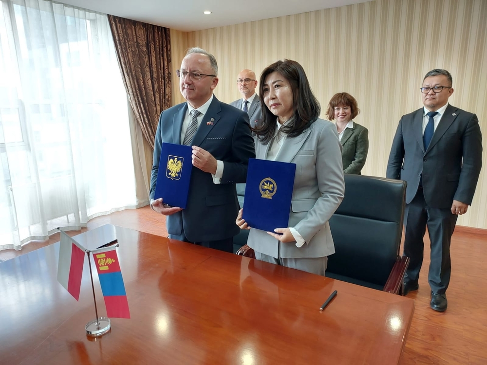 IPN podpisał porozumienie o współpracy z Komisją ds. Rehabilitacji Mongolii – Ułan Bator, 2 czerwca 2026. Fot. IPN