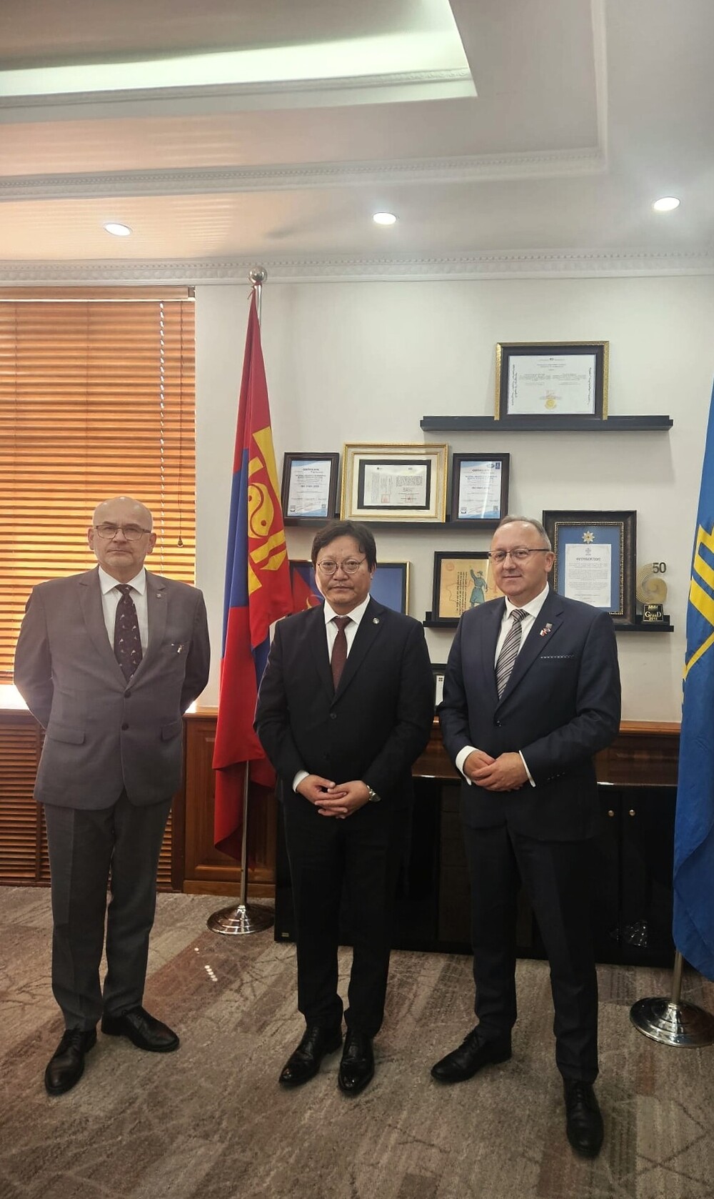 Wizyta na Państwowym Uniwersytecie Mongolskim – Ułan Bator, 2 czerwca 2026. Fot. Wojciech Mrozowski (Ambasada RP w Mongolii)