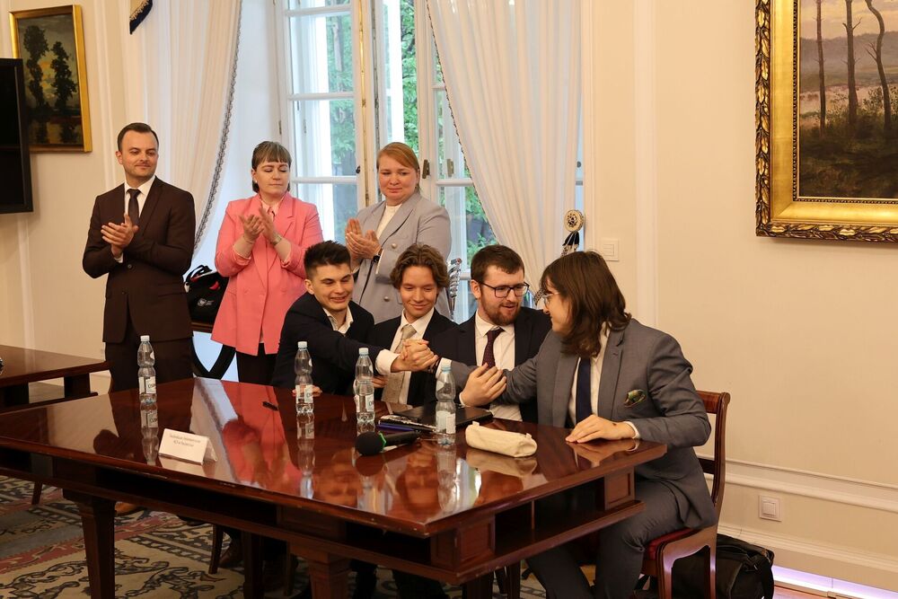 Laureaci XI Turnieju Debat Historycznych IPN – Warszawa, 2 czerwca 2026. Fot. Rafał Pękalski