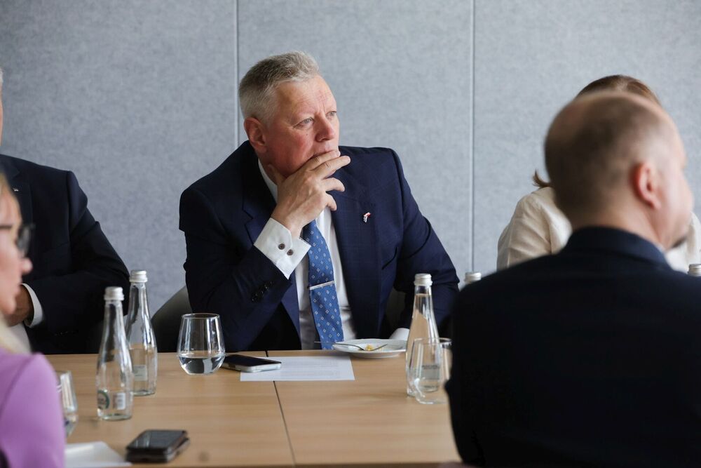 Parlamentarzyści z Estonii z wizytą w IPN – Warszawa, 9 czerwca 2026. Na zdj. ambasador Estonii w Polsce Miko Haljas. Fot. Dariusz Skrzyniarz (IPN)