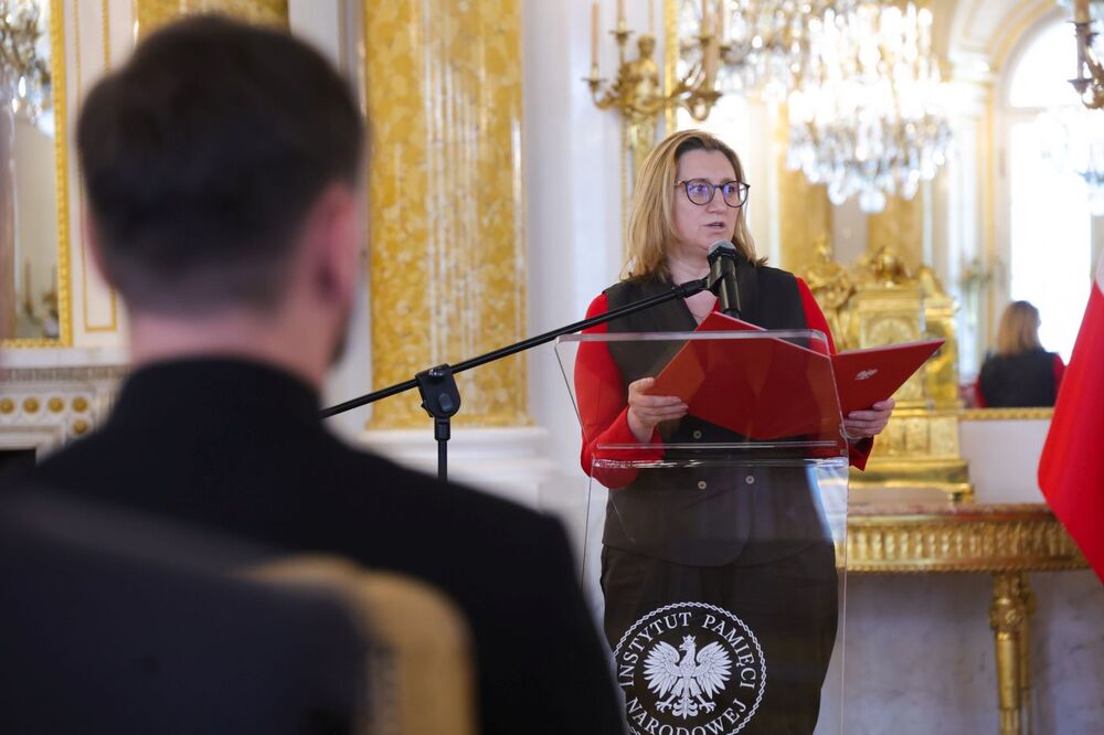 List Prezydenta RP Karola Nawrockiego odczytała Marzena Kruk. Fot. Dariusz Skrzyniarz (IPN)