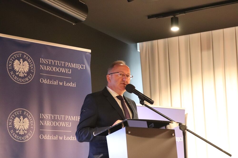 Ogólnopolska konferencja naukowa „Przeciwko komunistycznej władzy. Polskie doświadczenia lat 1944-1989” – Łódź, 11–12 czerwca 2026. Na zdj. zastępca prezesa IPN dr hab. Karol Polejowski. Fot. Anna Józwik(IPN)