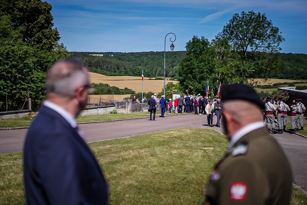 W hołdzie Polakom – obrońcom Francji 1940 r. – Molesme, 13 czerwca 2026. Fot. Mateusz Niegowski (IPN)