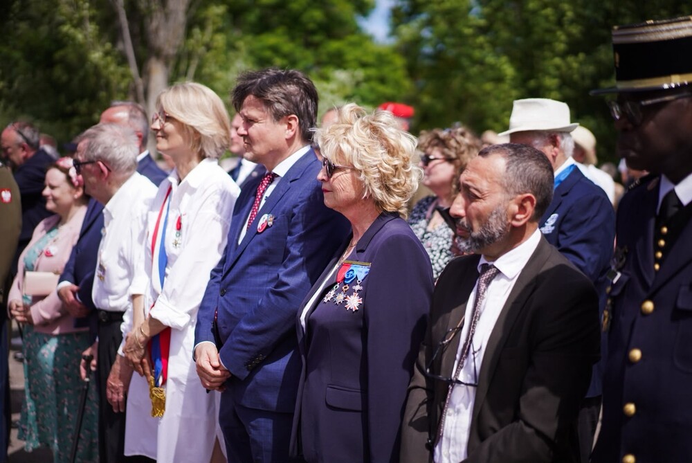 Generał Stanisław Maczek patronem ulicy w Montbard – 13 czerwca 2026. Fot. Mateusz Niegowski (IPN)