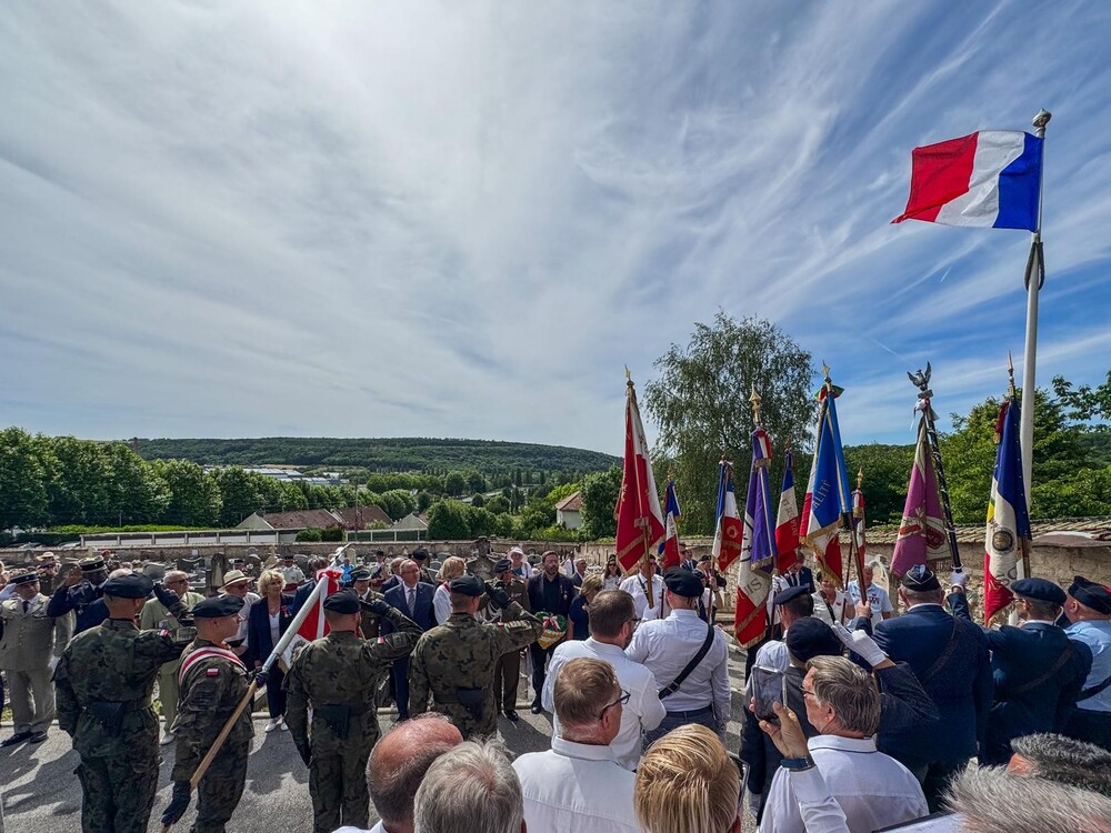 Generał Stanisław Maczek patronem ulicy w Montbard – 13 czerwca 2026. Fot. Mateusz Niegowski (IPN)