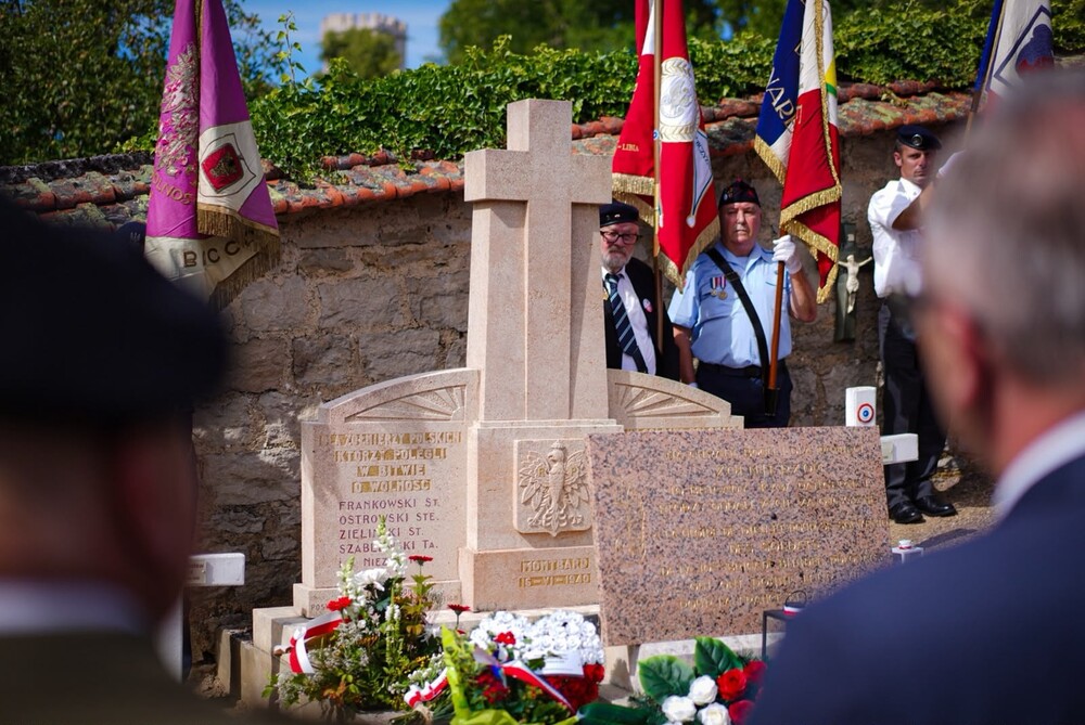 Generał Stanisław Maczek patronem ulicy w Montbard – 13 czerwca 2026. Fot. Mateusz Niegowski (IPN)