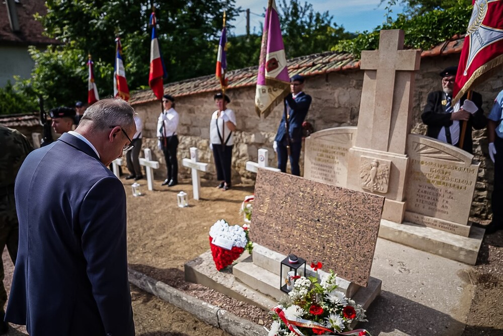 Generał Stanisław Maczek patronem ulicy w Montbard – 13 czerwca 2026. Fot. Mateusz Niegowski (IPN)