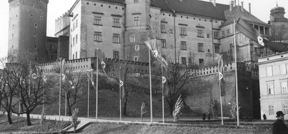 Zamek Królewski na Wawelu zamieniony w siedzibę władz Generalnego Gubernatorstwa (fot. z zasobu NAC)