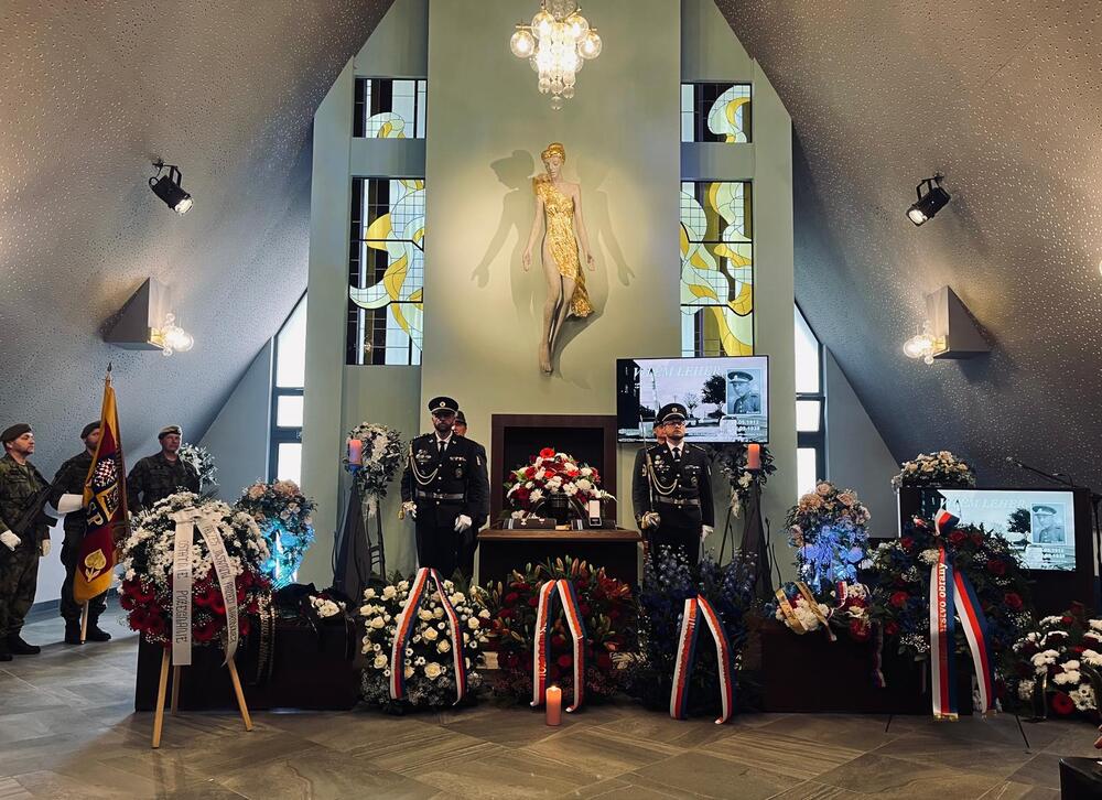 Uroczystości pogrzebowe czechosłowackiego żandarma Viléma Lehera – Vrbno, 16 czerwca 2026. Fot. Irmina Szmalec (IPN)