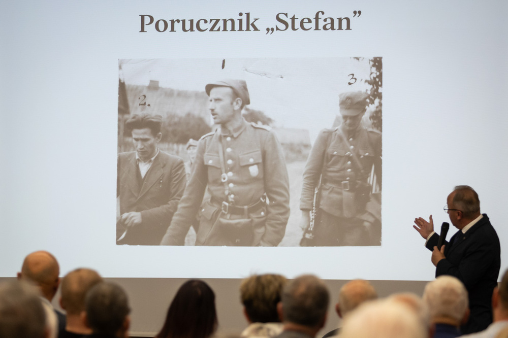 Wykład o żołnierzach 5. Wileńskiej Brygady AK. Bydgoszcz, 17 czerwca 2026 r. Fot. Roman Jocher (IPN)