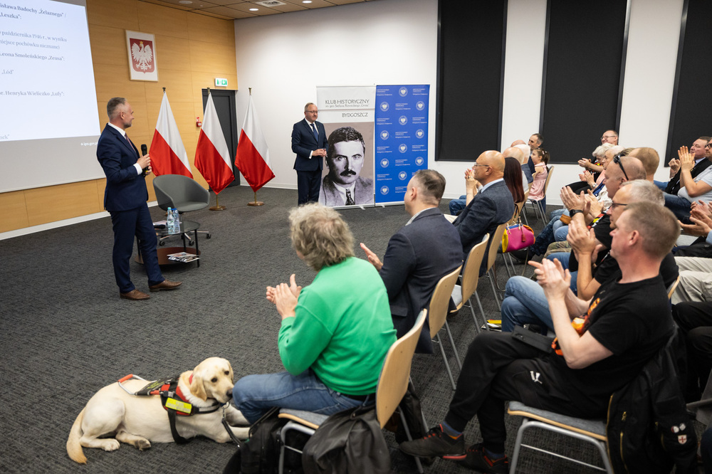 Wykład o żołnierzach 5. Wileńskiej Brygady AK. Bydgoszcz, 17 czerwca 2026 r. Fot. Roman Jocher (IPN)