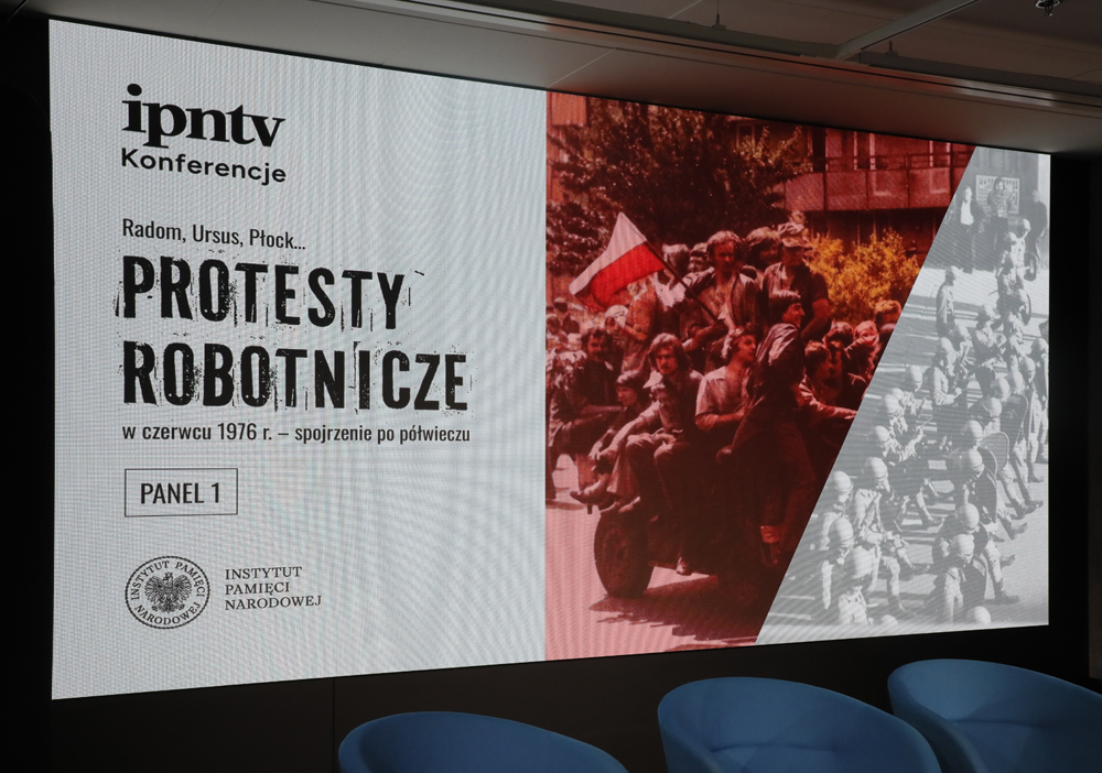 Konferencja naukowa „Radom, Ursus, Płock… Protesty robotnicze w czerwcu 1976 r. – spojrzenie po półwieczu” – Warszawa, 16 czerwca 2026. Fot. Piotr Życieński (IPN)