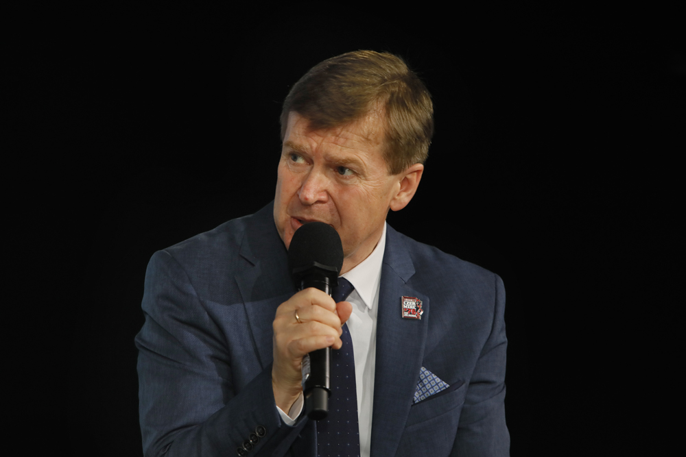 Konferencja naukowa „Radom, Ursus, Płock… Protesty robotnicze w czerwcu 1976 r. – spojrzenie po półwieczu” – Warszawa, 16 czerwca 2026. Na zdj. prof. dr hab. Marek Wierzbicki. Fot. Piotr Życieński (IPN)