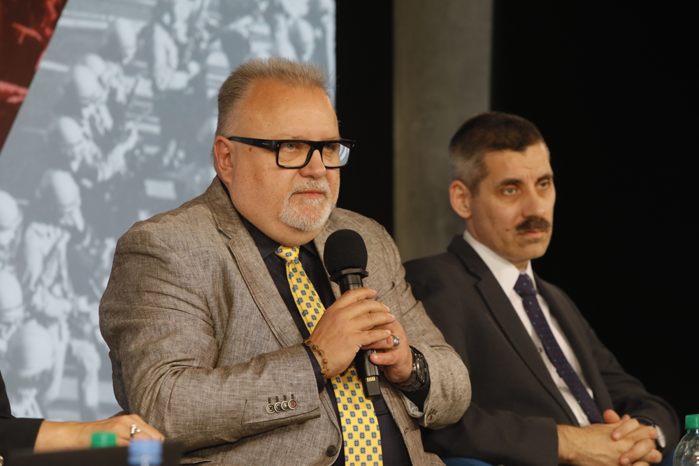 Konferencja naukowa „Radom, Ursus, Płock… Protesty robotnicze w czerwcu 1976 r. – spojrzenie po półwieczu” – Warszawa, 16 czerwca 2026. Na zdj. Jacek Pawłowicz. Fot. Piotr Życieński (IPN)