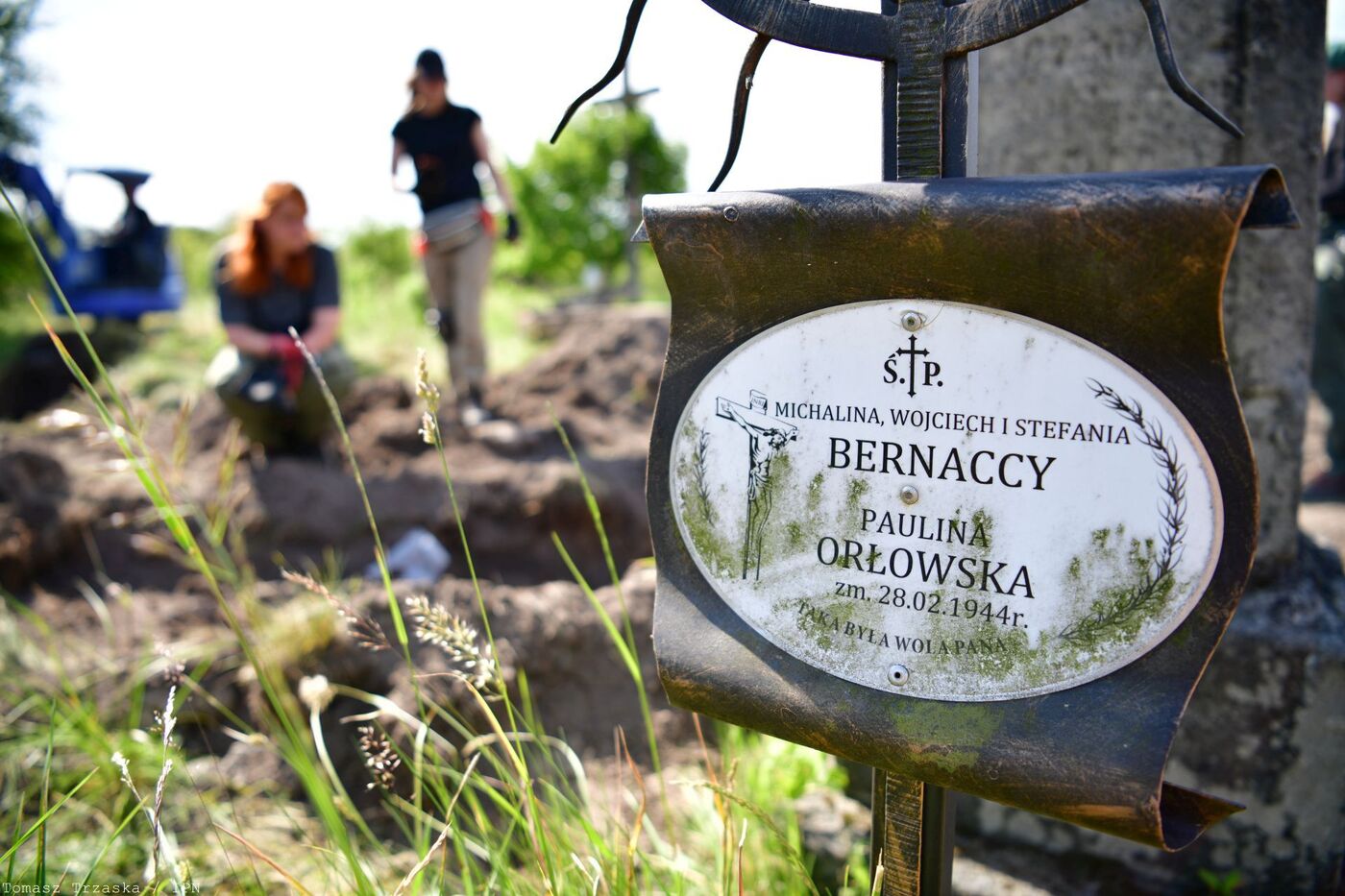 Prace poszukiwawcze IPN w Hucie Pieniackiej – 9-19 czerwca 2026. Fot. Tomasz Trzaska (IPN)
