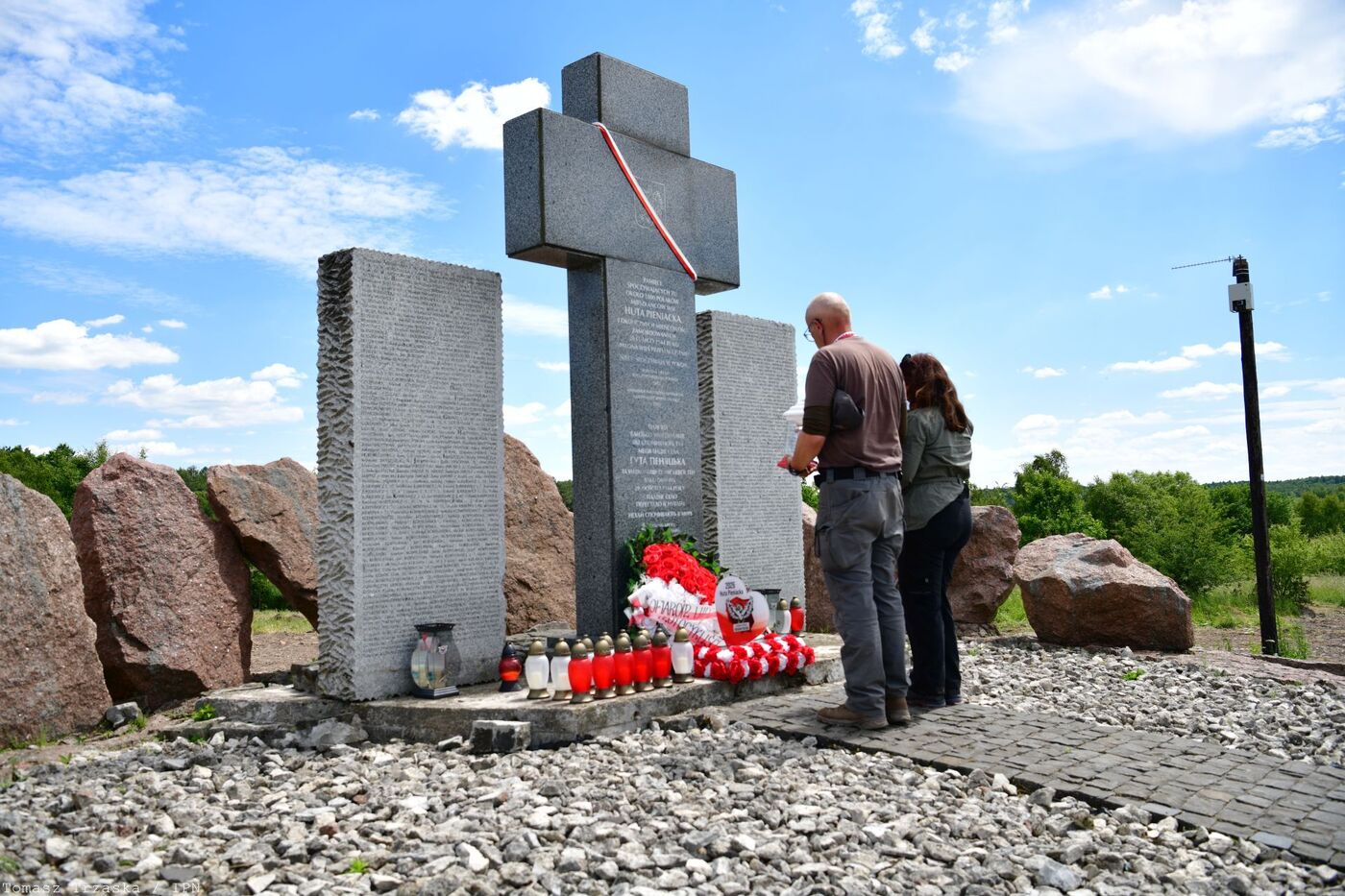 Prace poszukiwawcze IPN w Hucie Pieniackiej – 9-19 czerwca 2026. Fot. Tomasz Trzaska (IPN)