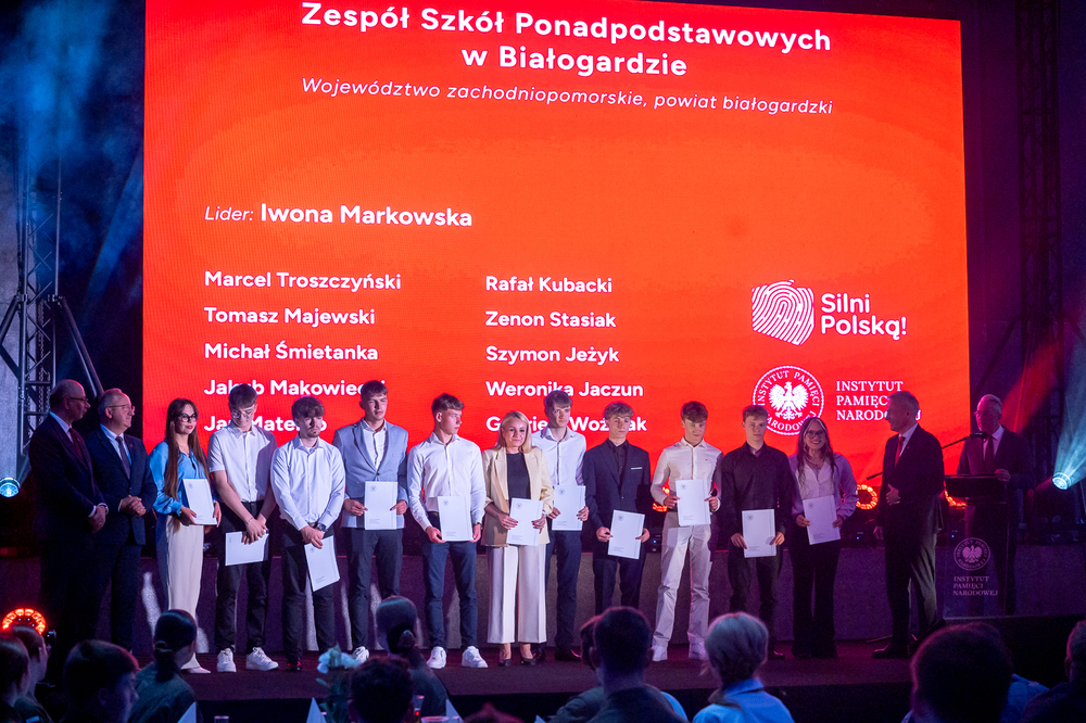 Gala finałowa drugiej edycji ogólnopolskiego konkursu edukacyjnego „Silni Polską!” – Kraków, 19 czerwca 2026. Fot. Sławek Kasper (IPN)