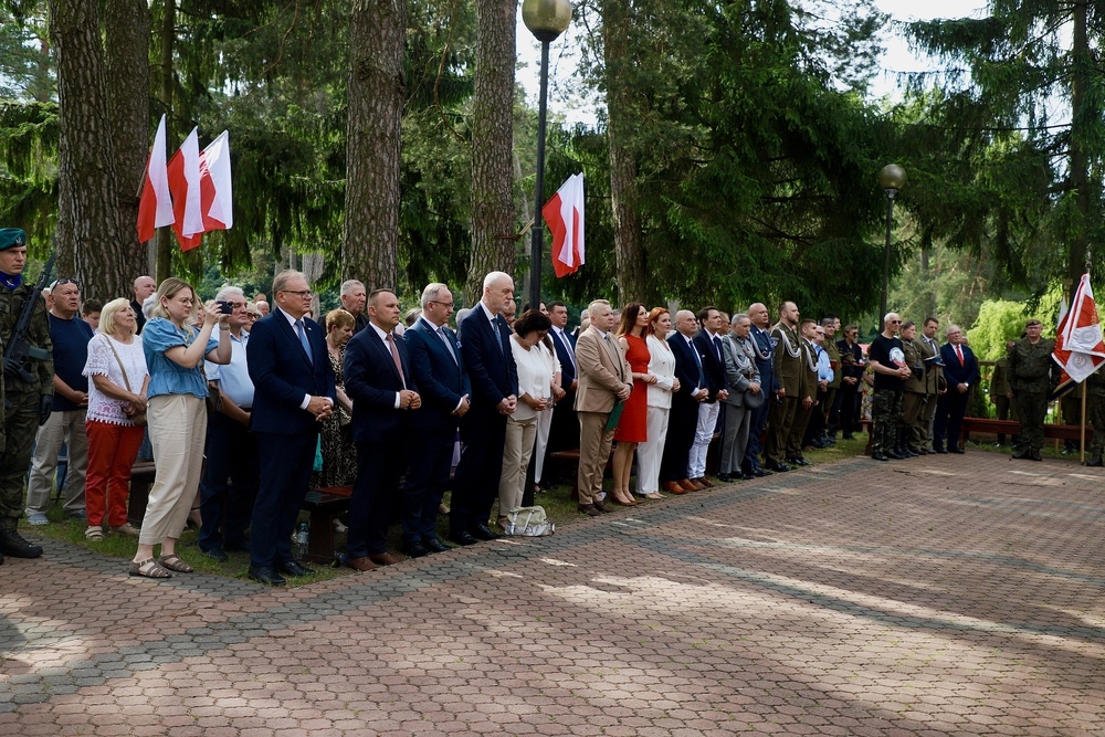 Uroczystości w hołdzie poległym w bitwie pod Czerwonym Borem – Wygoda, 21 czerwca 2026. Fot. Paula Prudziłowicz (IPN)