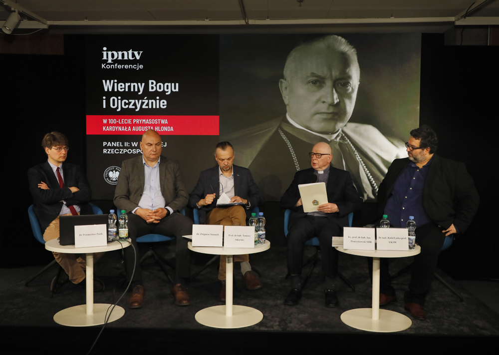 Ogólnopolska konferencja naukowa „Wierny Bogu i Ojczyźnie w 100-lecie prymasostwa kardynała Augusta Hlonda” – Warszawa, 18 czerwca 2026. Fot. Piotr Życieński (IPN)