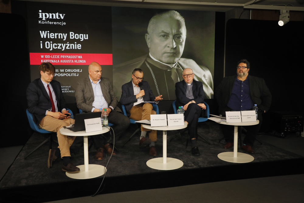 Ogólnopolska konferencja naukowa „Wierny Bogu i Ojczyźnie w 100-lecie prymasostwa kardynała Augusta Hlonda” – Warszawa, 18 czerwca 2026. Fot. Piotr Życieński (IPN)
