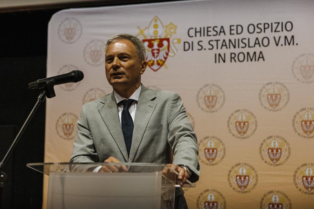 Premiera 3. odcinka serialu „Bitwa o Monte Cassino. Szlak nadziei” – Rzym, 21 czerwca 2026. Na zdj. dr Adam Pleskaczyński. Fot. Agata Ligęcka (IPN)