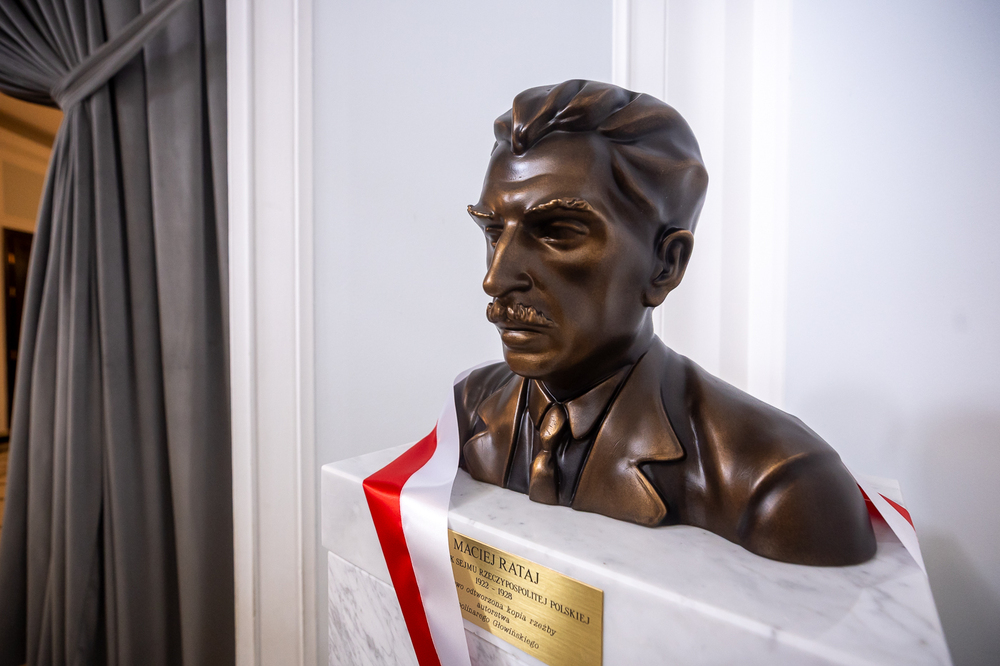 Odsłonięcie popiersia Marszałka Sejmu Macieja Rataja – Warszawa, 22 czerwca 2026. Fot. Sławek Kasper (IPN)