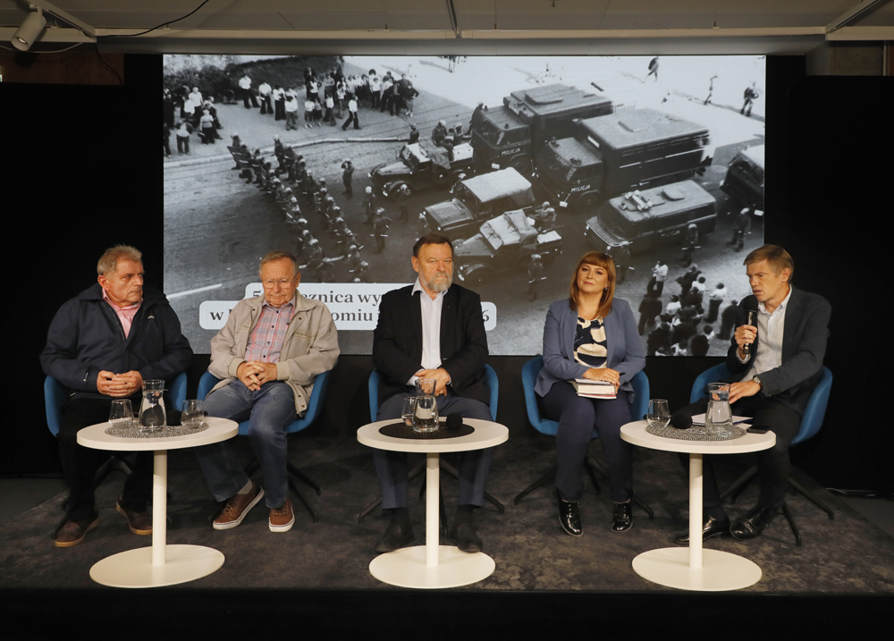 Debata „50. rocznica wydarzeń w Płocku, Radomiu i Ursusie 1976 r.” – Warszawa, 15 czerwca 2026. Fot. Piotr Życieński (IPN)