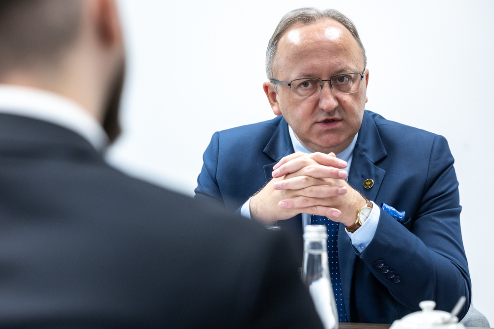 Delegacja z Mołdawii w IPN – Warszawa, 23 czerwca 2026. Na zdj. zastępca prezesa IPN dr hab. Karol Polejowski. Fot. Sławek Kasper (IPN)