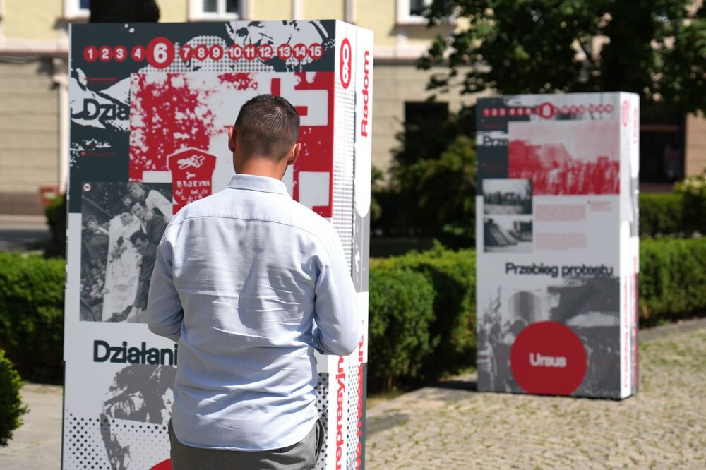 Wystawa „Polski protest 1976” w Radomiu – 23 czerwca 2026. Fot. Dominik Borek (IPN)