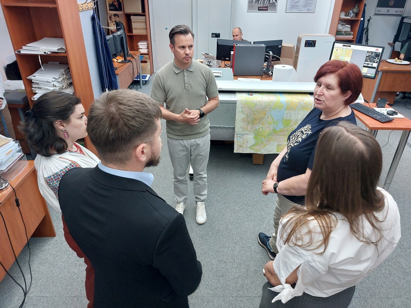Delegacja z Mołdawii z wizytą w Archiwum IPN – Warszawa, 24 czerwca 2026. Fot. Paweł Zielony (IPN)