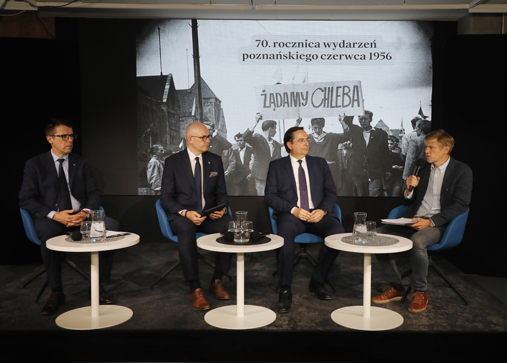Debata „70. rocznica wydarzeń Poznańskiego Czerwca 1956” – Warszawa. Fot. Piotr Życieński (IPN)
