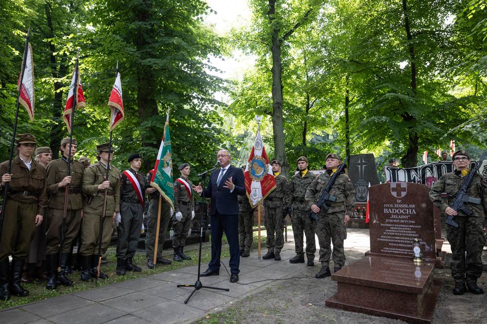 Uczczono pamięć ppor. Zdzisława Badochy „Żelaznego”. Gdańsk, 28 czerwca 2026 roku. Fot. Roman Jocher (IPN)